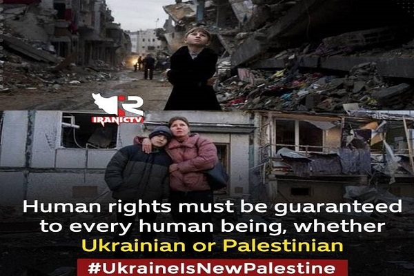 دو صحنه از ناامیدی در فلسطین و اوکراین+عکس