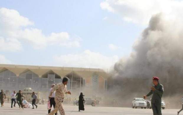 وقوع انفجار مهیب در نزدیکی فرودگاه عدن یمن