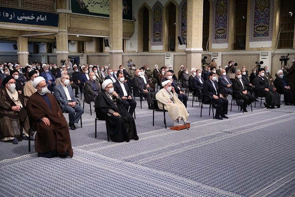 دیدار مسئولان نظام با رهبر انقلاب در دهمین روز ماه رمضان