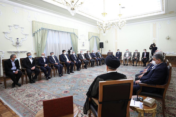 دیدار نوروزی رئیس‌جمهور با مقامات کشوری و لشکری