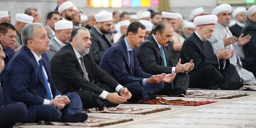 سوء قصد به بشار اسد پیش از حضورش در نماز عید فطر