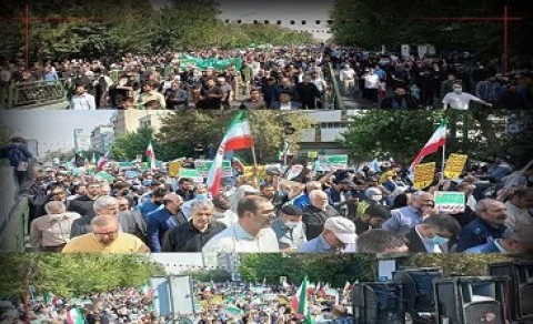 خروش ملت انقلابی ایران اسلامی علیه اغتشاشگران/ محکومیت ساختارشکنی های اخیر +قعطنامه