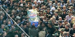 وداع آخر مردم گرگان با شهید مقداد مهقانی