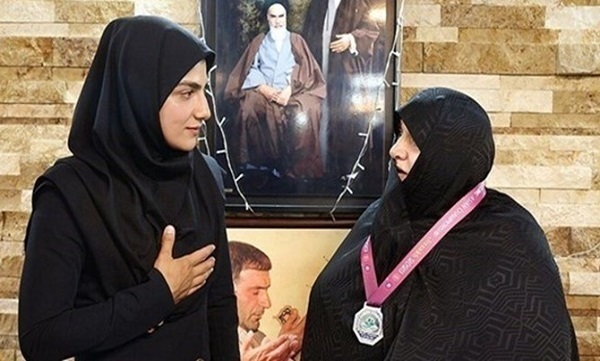 سپیده بابایی مدالش را تقدیم شهید طهرانی‌مقدم کرد