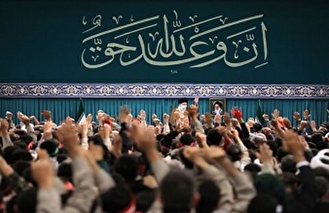 دیدار جمعی از بسیجیان سراسر کشور با رهبر انقلاب