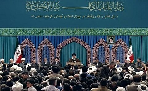 دیدار شرکت‌کنندگان در مسابقات بین‌المللی قرآن با رهبر انقلاب