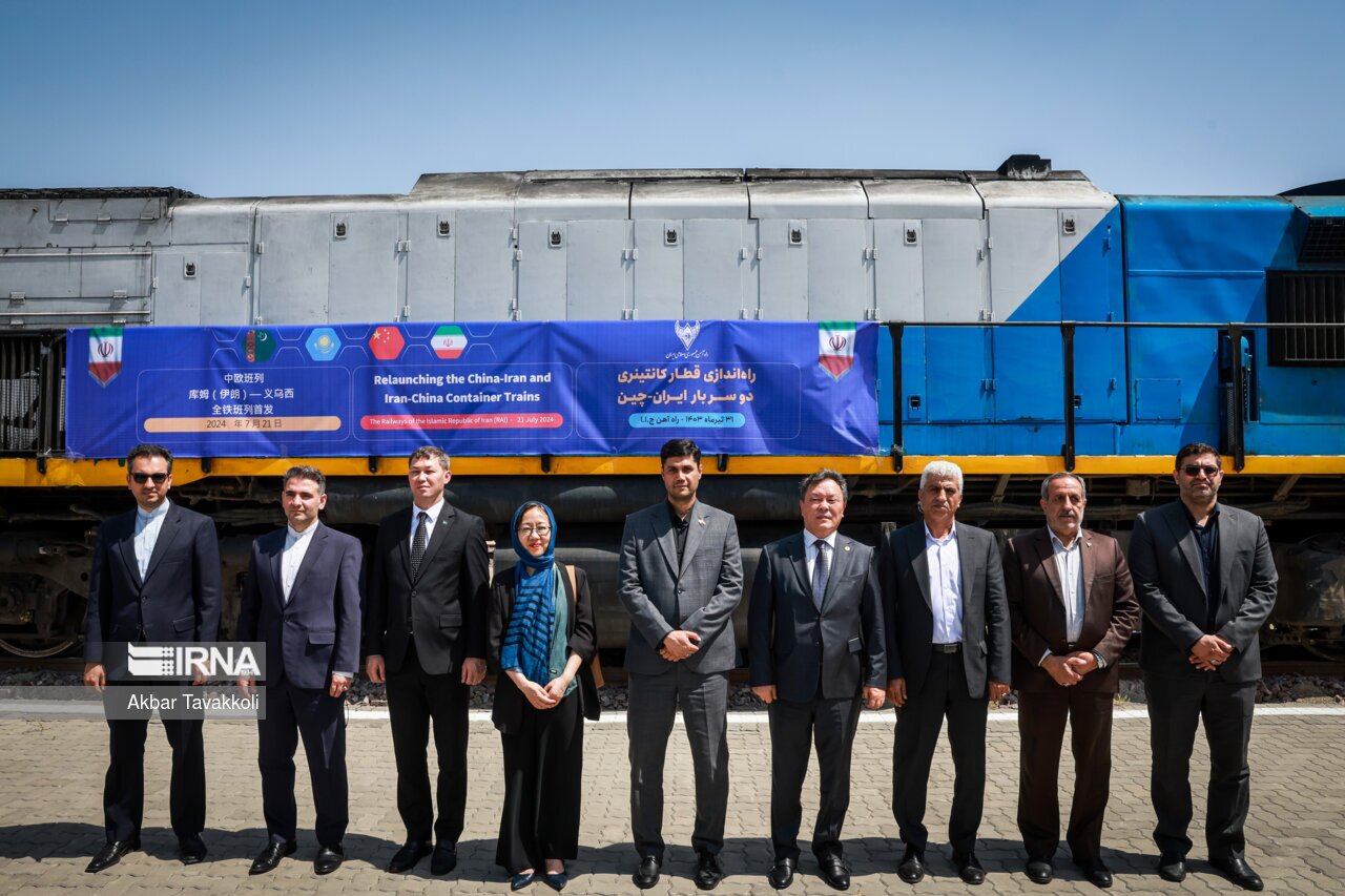 راه اندازی قطار کانتینری ایران- چین