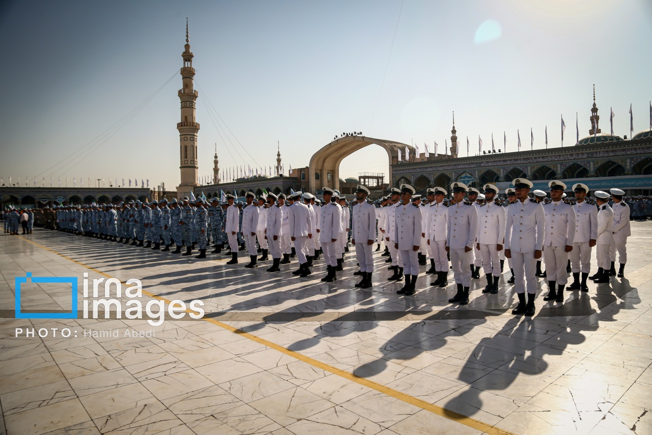 مراسم عهد سربازی و تجدید بیعت با امام زمان(عج)