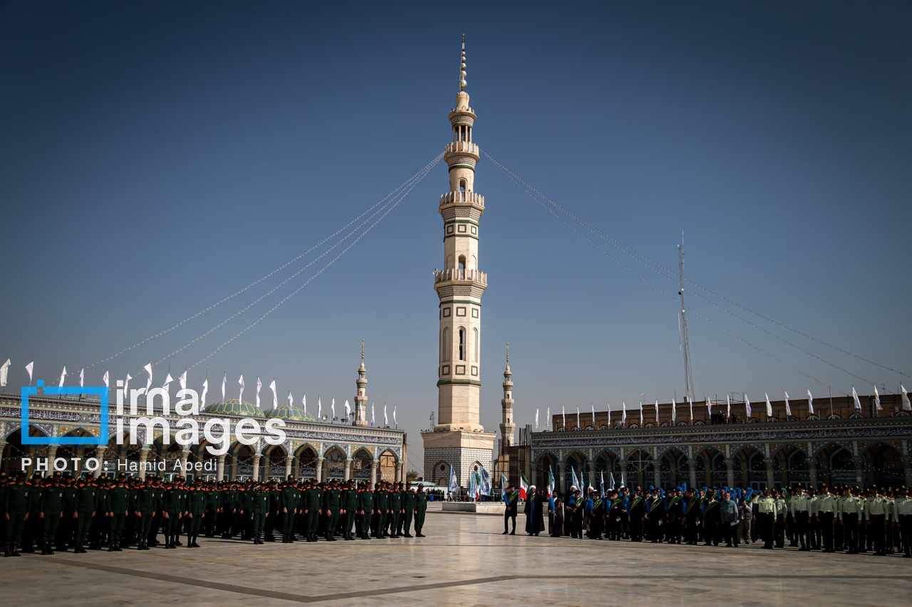 مراسم عهد سربازی و تجدید بیعت با امام زمان(عج)