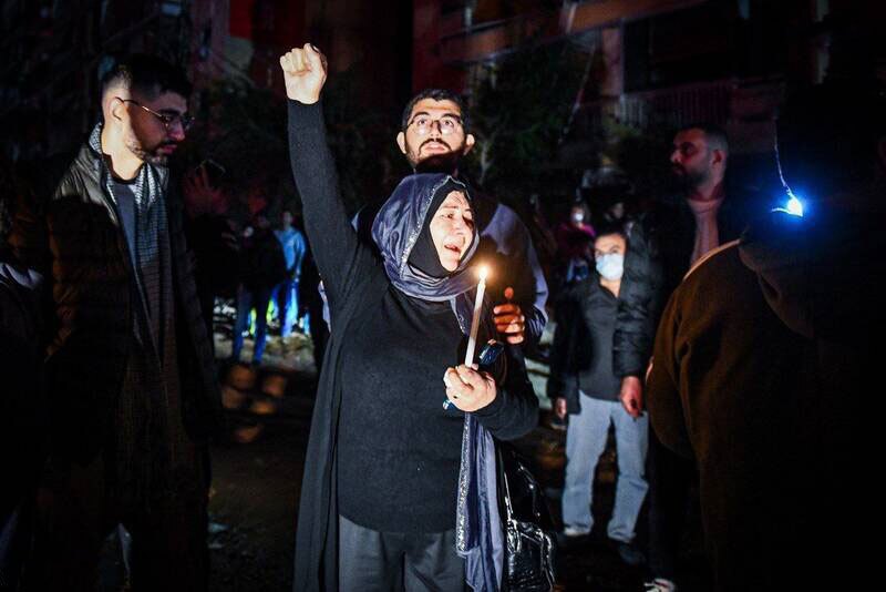 محل شهادت سیدحسن نصرالله نورانی شد
