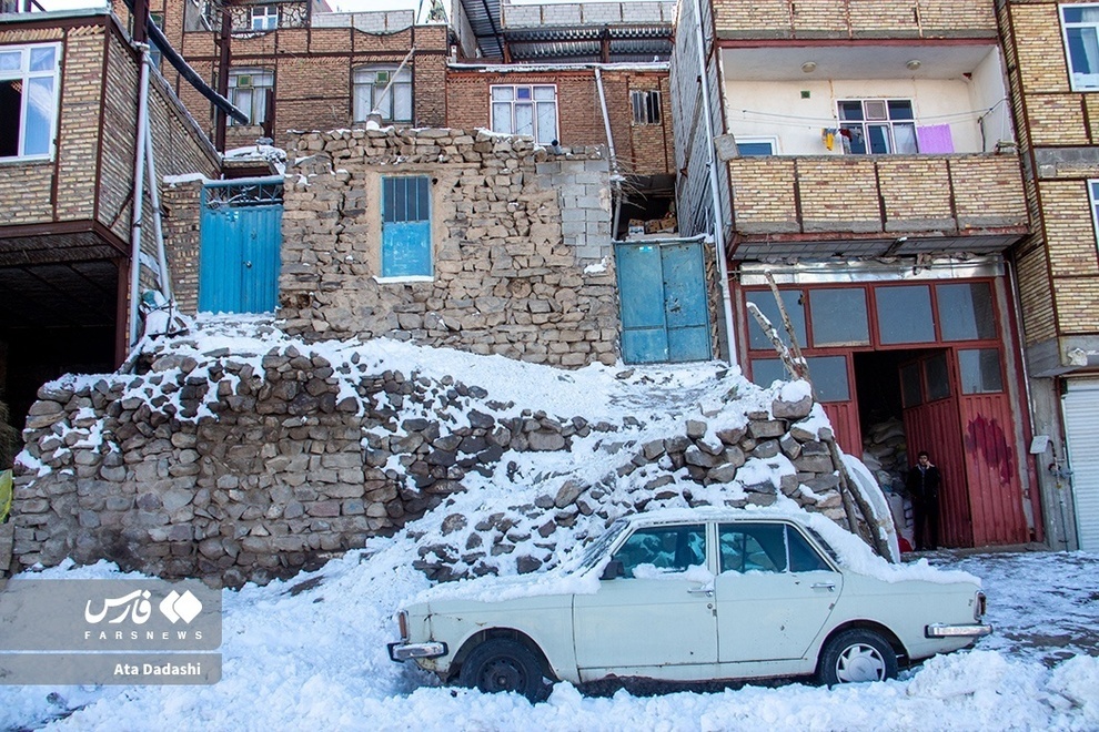 برف سنگین در پایتخت پنیر ایران