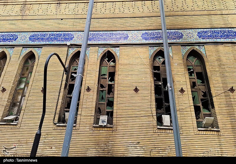 آتش زدن مسجد ابوذر تهران توسط اغتشاشگران آتش زدن مسجد ابوذر تهران توسط اغتشاشگران