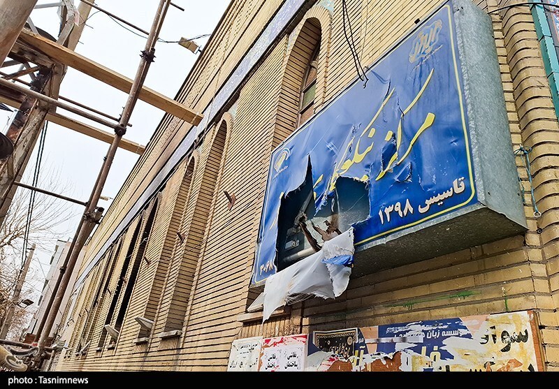 آتش زدن مسجد ابوذر تهران توسط اغتشاشگران آتش زدن مسجد ابوذر تهران توسط اغتشاشگران