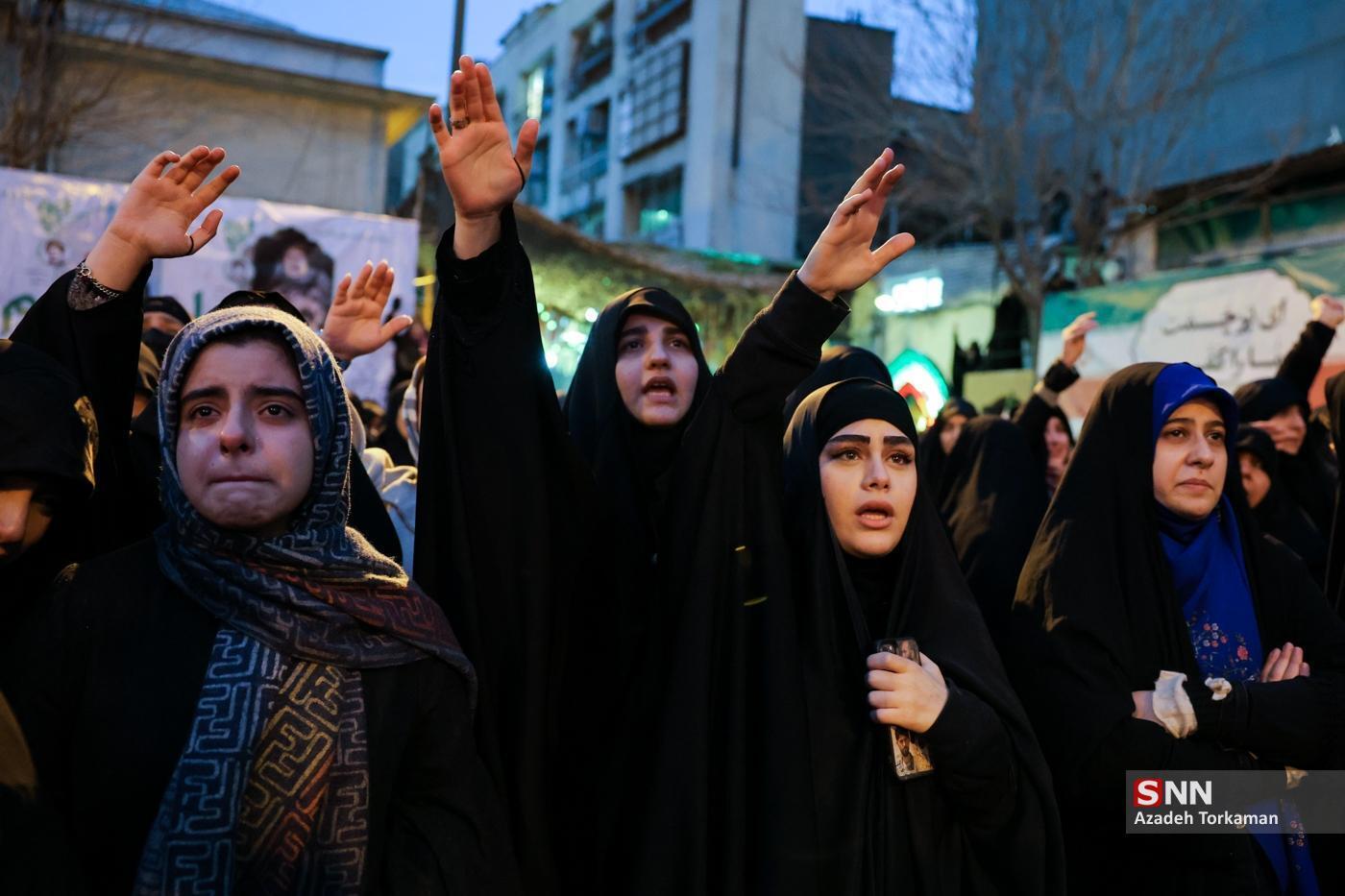 تشییع پیکر یکصد شهید مدافع امنیت تهران