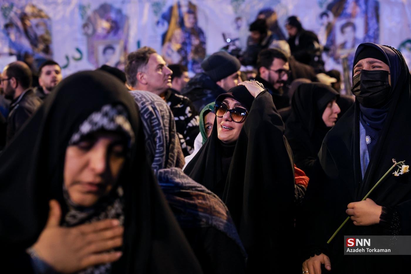 تشییع پیکر یکصد شهید مدافع امنیت تهران