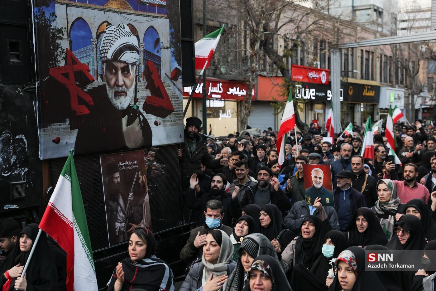 تشییع پیکر یکصد شهید مدافع امنیت تهران
