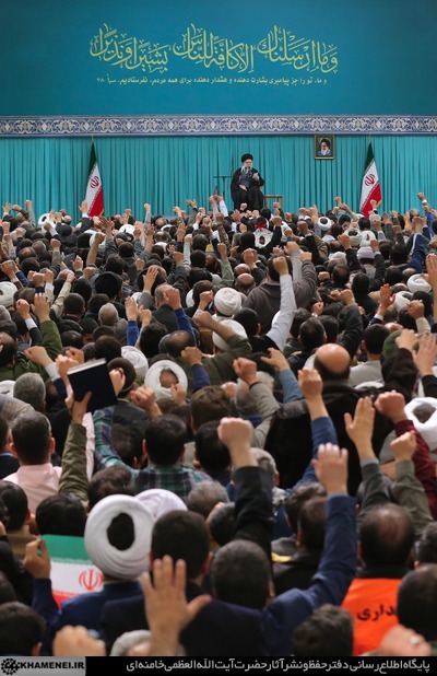 دیدار اقشار مختلف مردم در سالروز مبعث پیامبر اعظم (صلّی الله علیه و آله و سلّم)