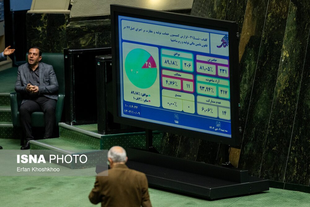 صحن علنی مجلس - ۹ دی