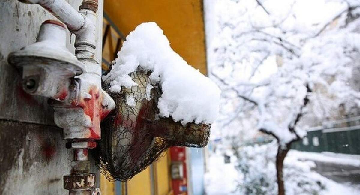 مصرف گاز همزمان با سفیدپوش شدن شهرها رکورد زد