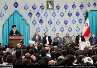 دیدار قرای داخلی ئ بین المللی در محفل نورانی قرآن باحضور رهبر انقلاب اسلامی