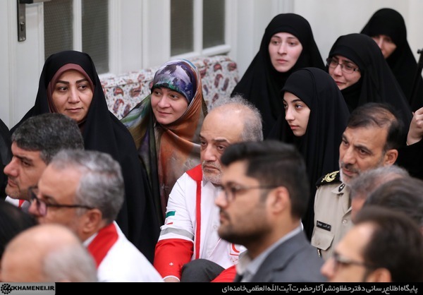 دیدار دست‌اندرکاران کنگره شهدای امدادگر