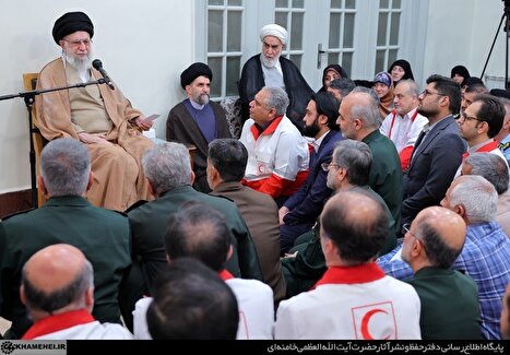 دیدار دست‌اندرکاران کنگره شهدای امدادگر