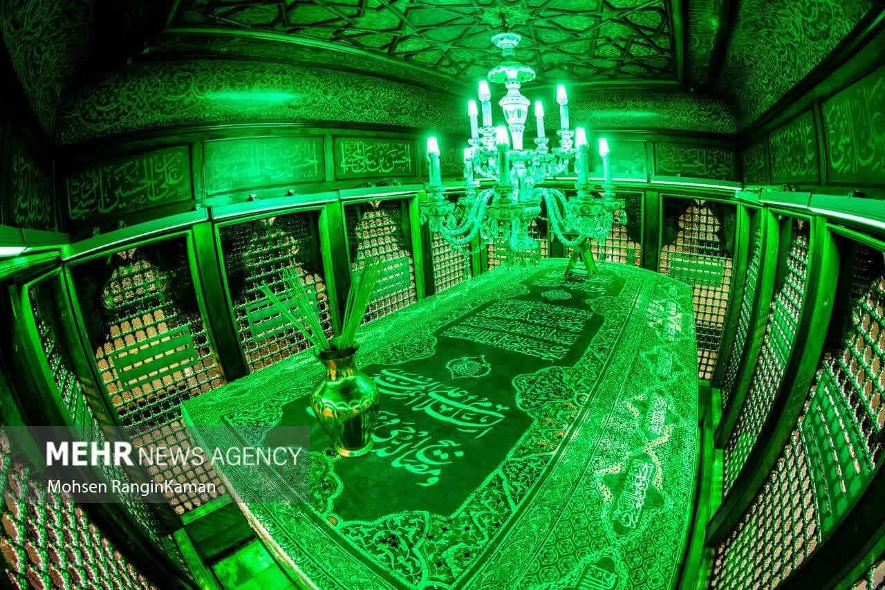 تصاویر غبارروبی حرم حضرت عبدالعظیم(ع)