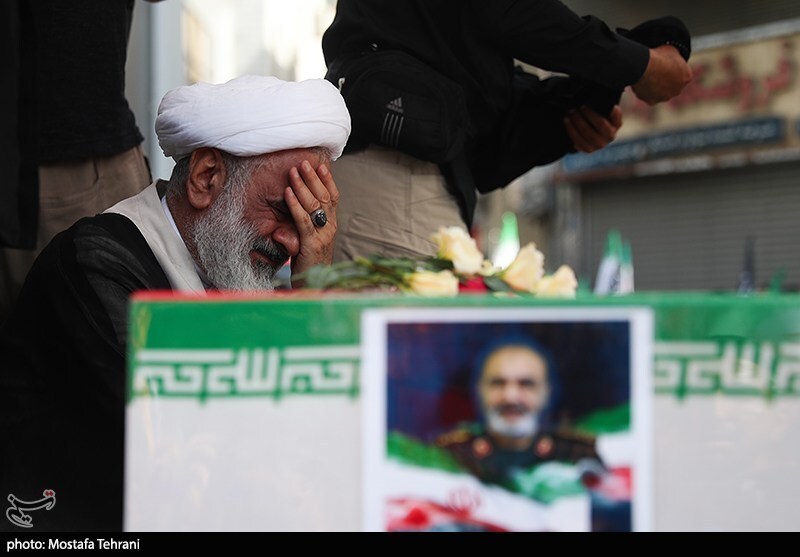 تشییع شهدای اقتدار ملی در تهران