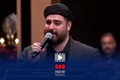 نوحه‌خوانی آذری مداح اردبیلی در حسینیه معلی