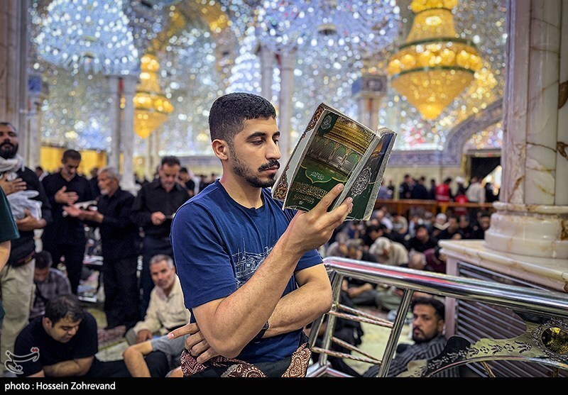 حال وهوای حرم مطهر حضرت علی (ع) در آستانه اربعین حسینی
