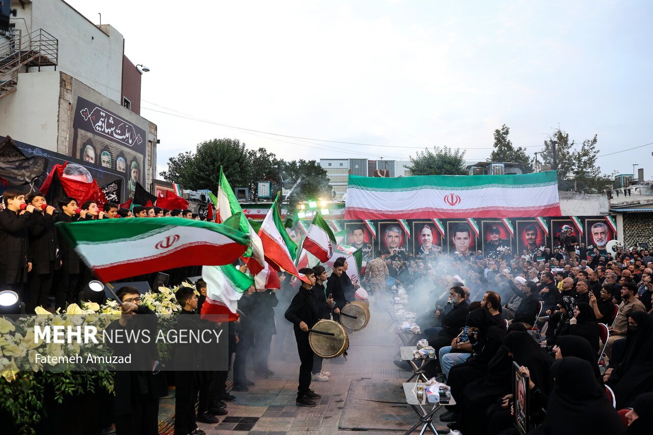 بزرگداشت چهلمین روز شهادت سردار سرلشکر شهید امیرعلی حاجی‌زاده