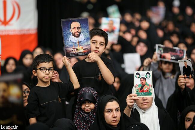 برگزاری مراسم بزرگداشت شهدای جنگ تحمیلی اخیر با حضور و سخنرانی رهبر معظم انقلاب
