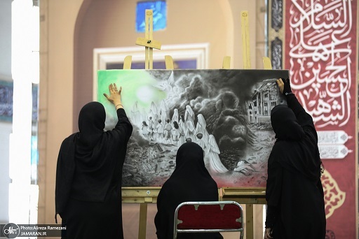 اجتماع بزرگ گرامیداشت ۱۱۰ شهید زن و کودک دفاع مقدس ۱۲ روزه تهران
