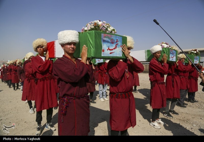 بازگشت پیکر ۴۴ شهید از مرز شلمچه به کشور