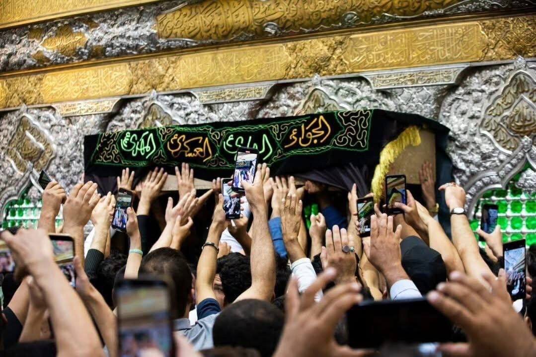 گزارش تصویری تشییع پیکر همسر آیت‌الله سیستانی