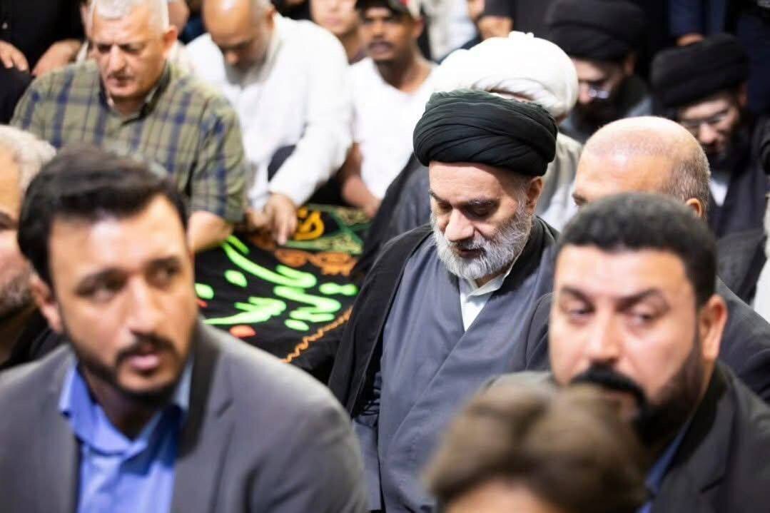 گزارش تصویری تشییع پیکر همسر آیت‌الله سیستانی