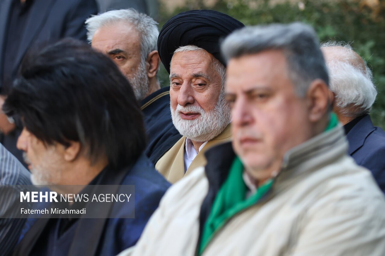 مراسم تشییع پیکر مرحوم سید محمد موسوی