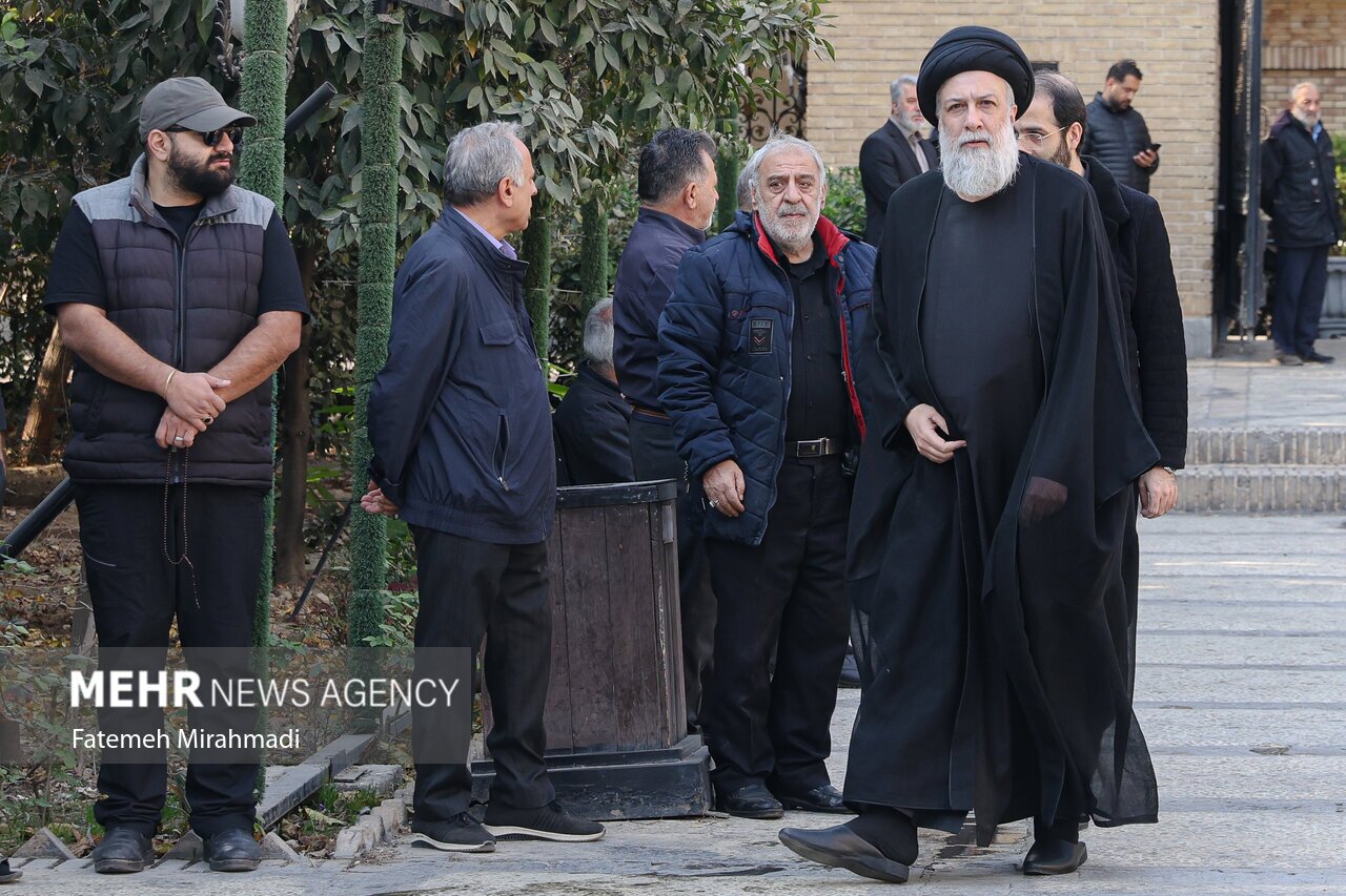 مراسم تشییع پیکر مرحوم سید محمد موسوی
