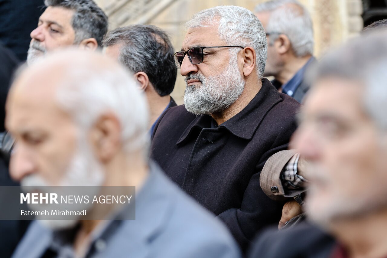 مراسم تشییع پیکر مرحوم سید محمد موسوی