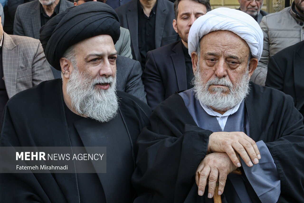 مراسم تشییع پیکر مرحوم سید محمد موسوی