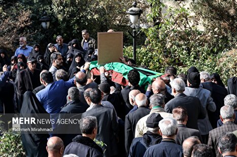 مراسم تشییع پیکر مرحوم سید محمد موسوی