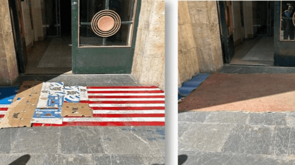 حمایت از پرچم دشمن در دانشگاه تبریز!