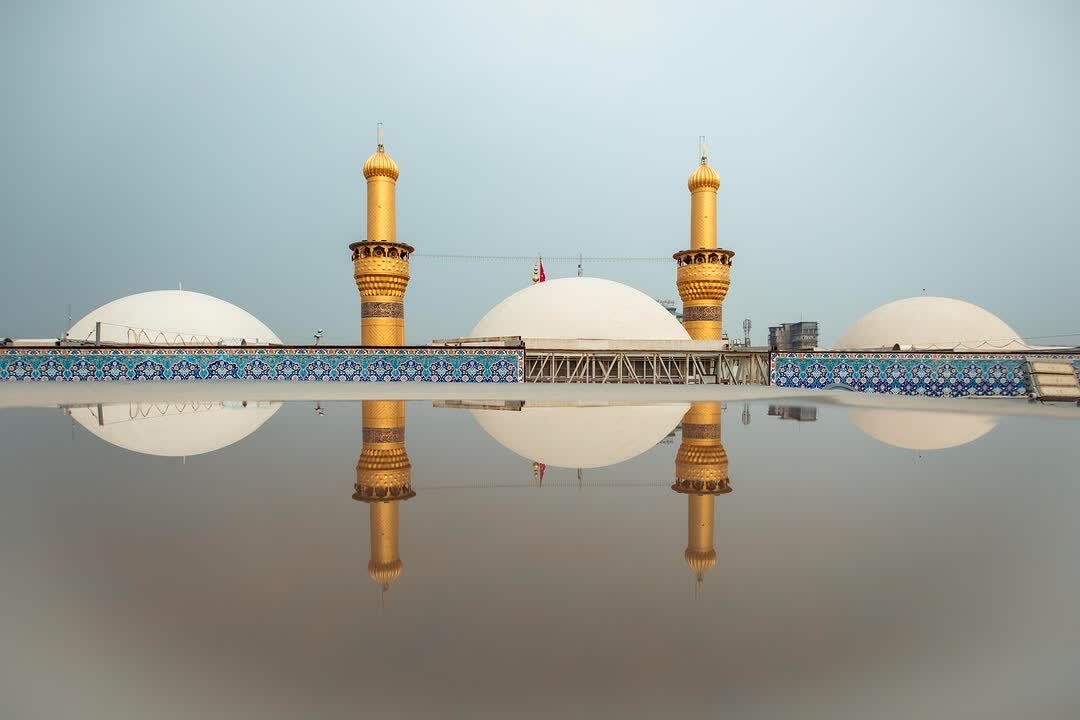 قطرات باران زائر کربلا شدند +تصاویر