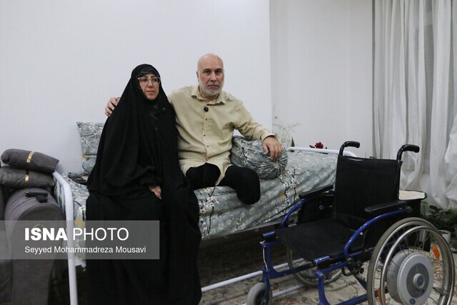 روایت ۳۵سال پرستاری از جانبازی که پاهایش را در جبهه جا گذاشت روایت ۳۵سال پرستاری از جانبازی که پاهایش را در جبهه جا گذاشت