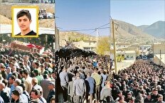 تشییع هزاران نفری فرزند نماینده لردگان در یک روستا/مردم مسئول دور از رانت را می‌خواهند