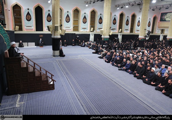 دومین شب مراسم عزاداری ایام شهادت حضرت فاطمةالزهرا سلام‌الله‌علیها در حسینیه امام خمینی(ره)