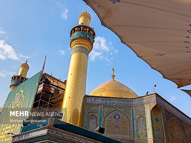 حال و هوای بارانی شهر نجف اشرف حال و هوای بارانی شهر نجف اشرف