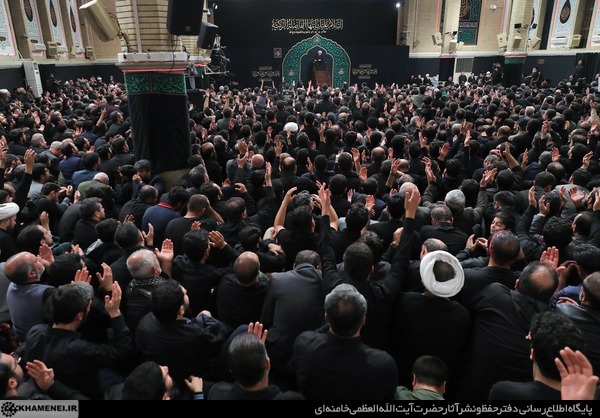 مراسم عزاداری شام شهادت حضرت فاطمةالزهرا سلام‌الله‌علیها در حسینیه امام خمینی(ره)
