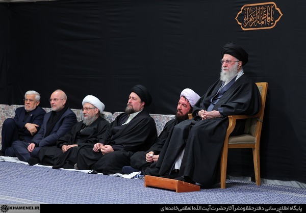 مراسم عزاداری شام شهادت حضرت فاطمةالزهرا سلام‌الله‌علیها در حسینیه امام خمینی(ره)