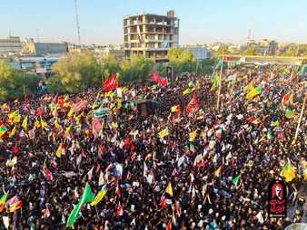 نجف اشرف و کربلای معلی در سوگِ قائد شهید امت/ تجلی وحدت ناگسستنی ایران و عراق+فیلم